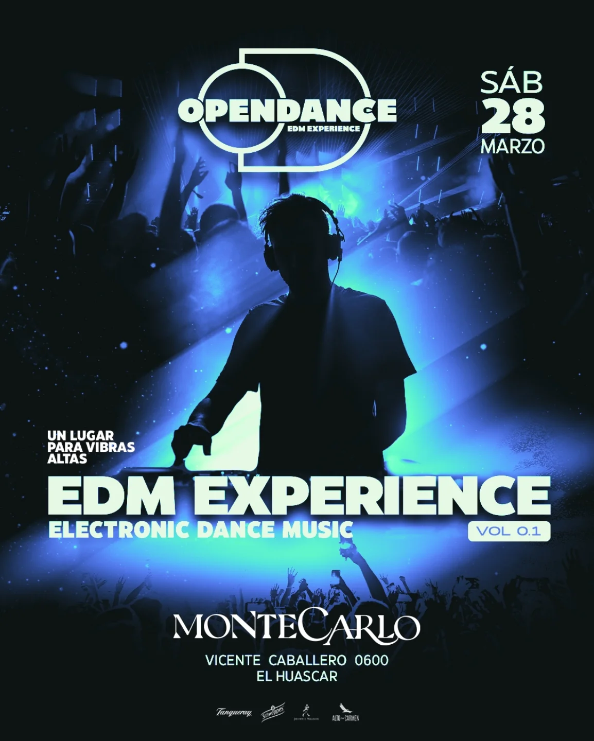 ¡Vibra alto! 🔥

Montecarlo presenta... Opendance EDM Experience 💃

Si la música electrónica te mueve y tu energía es contagiosa, ¡esta es tu noche! 🎵

Noche exclusiva para personas con vibración alta 💫

Ven a disfrutar con la música de los mejores exponentes en los festivales del mundo 🌎

Una noche llena de emociones y sensaciones que no querrás perder 😲

¡Nos vemos en Opendance EDM Experience! 🎉
Montecarlo The Club, Vicente Caballero 06000, El Huascar

#Opendance #MúsicaElectrónica #NocheDeFiesta